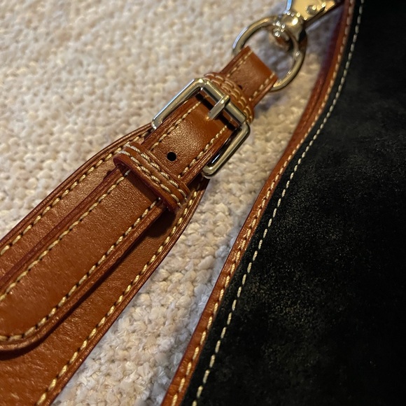 Dooney & Bourke Black and Brown Shoulder Bag - Picture 8 of 9